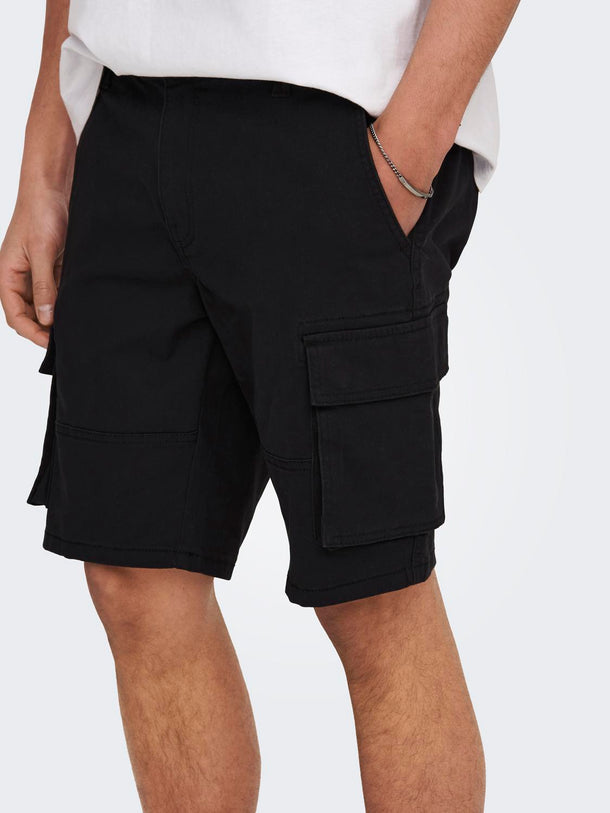 Product SHORTS CARGO STAGE  - Black - Image 3