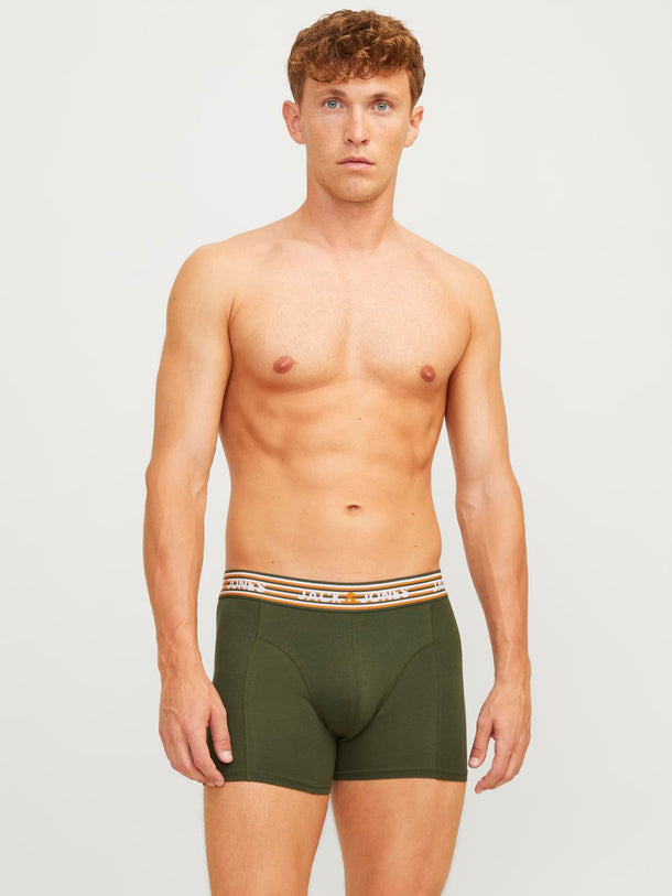 Product BOXERS 3 PACK DARVIN - Kombu Green Pack:Deep Teal - Vineyard Wine - Image 1