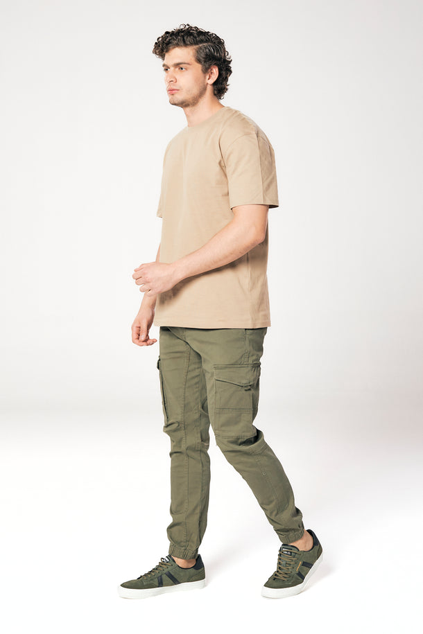 Product PANTALÓN CARGO PAUL FLAKE - Olive Night - Image 2