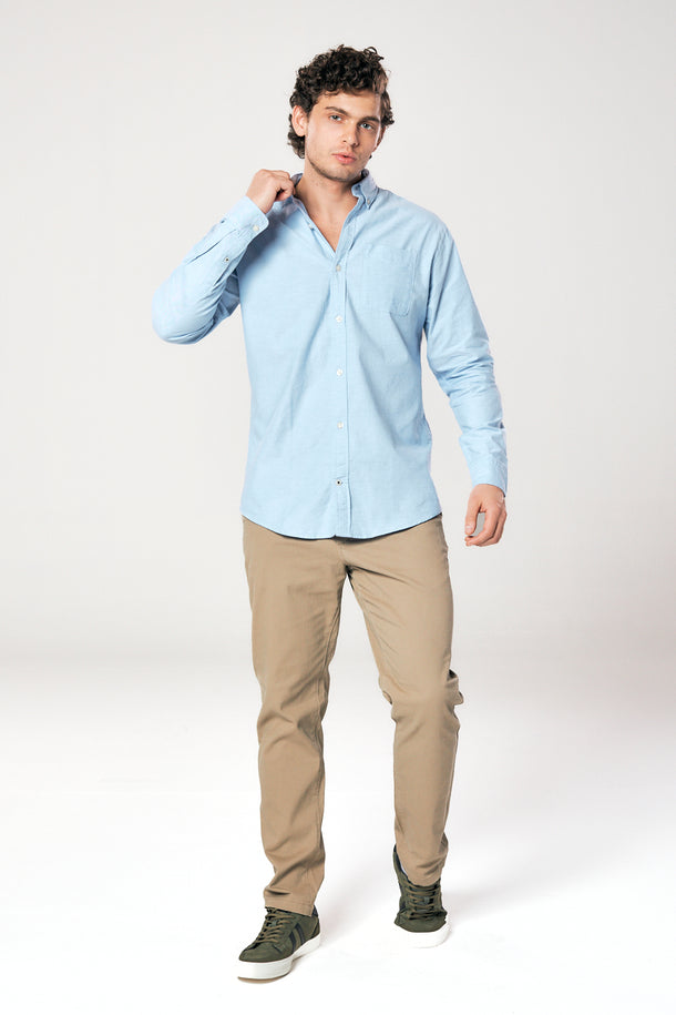 Product CAMISA OXFORD - Cashmere Blue Fit:SLIM FIT - Image 2