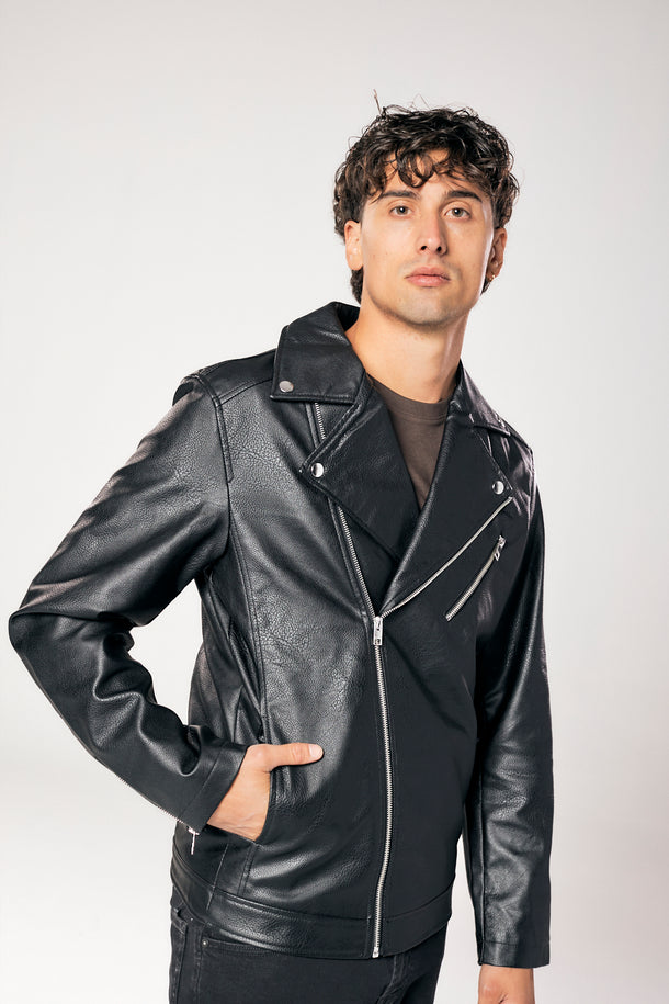 Product BIKER JACKET ROCKY - Black - Image 3