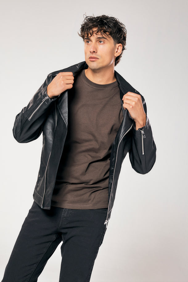 Product BIKER JACKET ROCKY - Black - Image 1