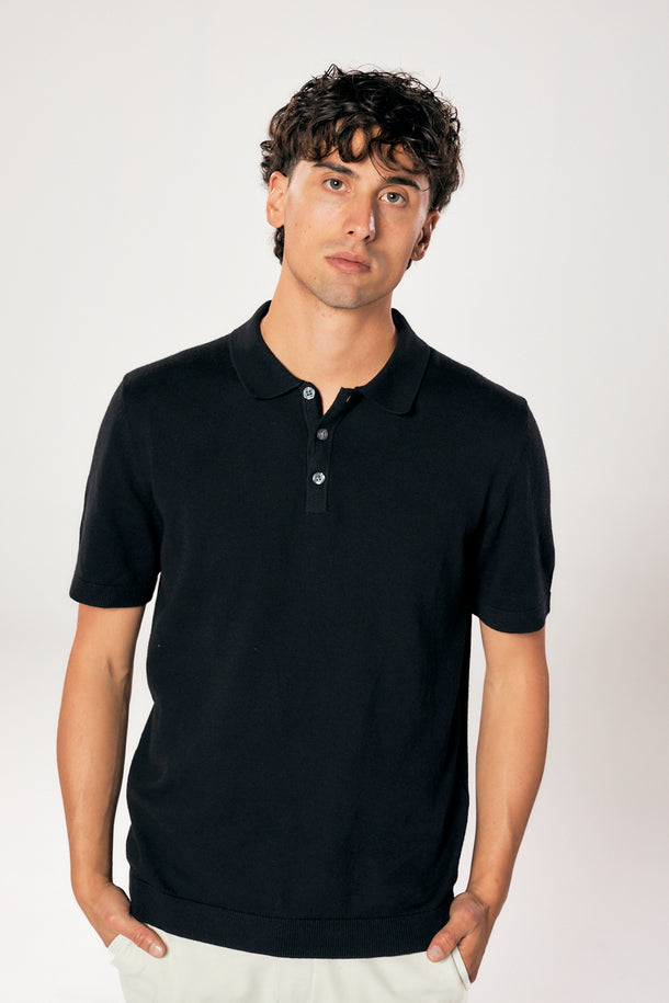 Product POLO DE PUNTO EMIL - Black - Image 1