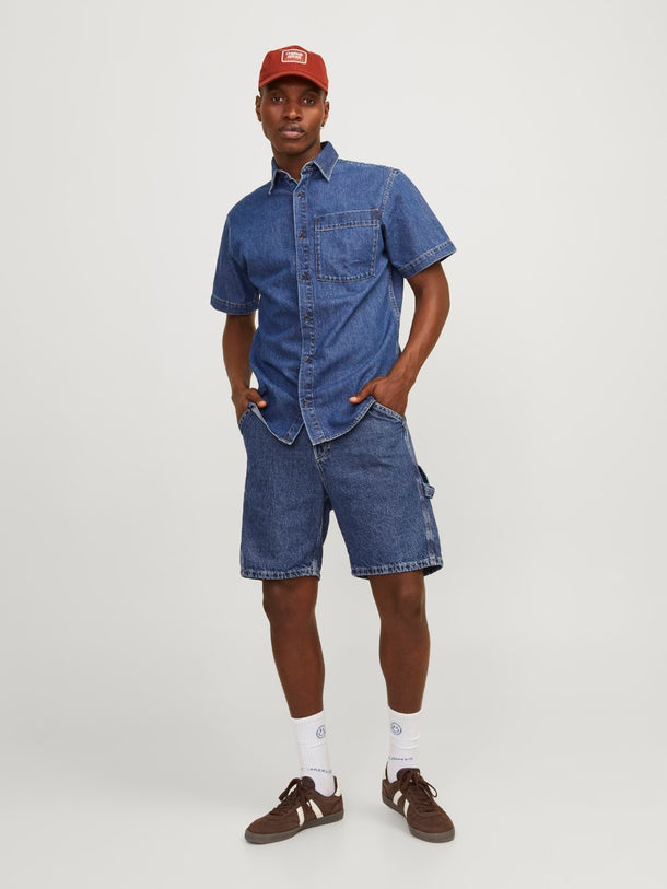 Product SHORT TONY CARPENTER - Blue Denim - Image 2