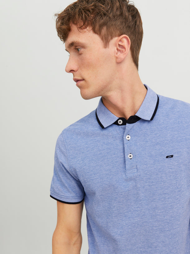 Product POLO PAULOS - Bright Cobalt Detail:SLIM FIT - Image 3