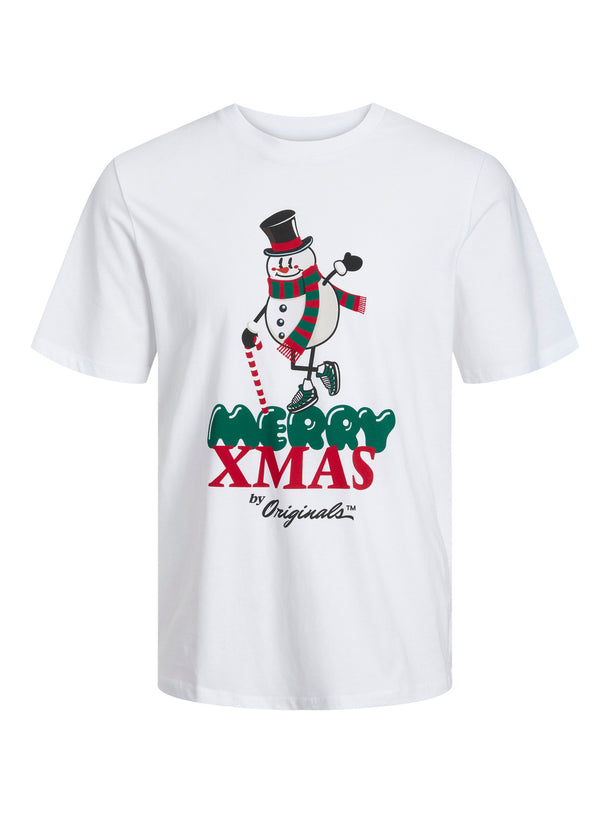 Product PLAYERA XMAS - Bright White Print:MERRY XMAS - Image 1