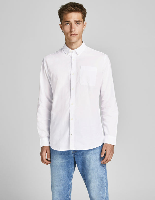 Product CAMISA OXFORD - White Fit:SLIM FIT - Image 1