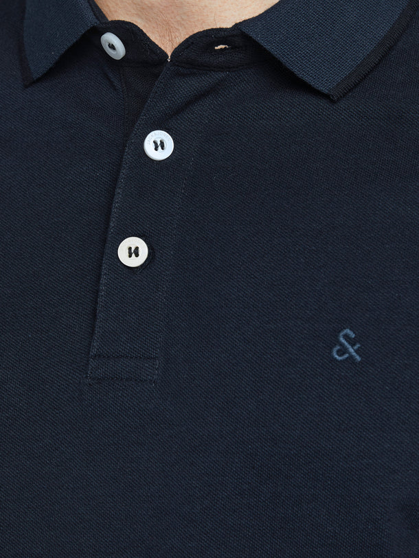 Product POLO PAULOS - Dark Navy Detail:SLIM FIT - Image 7