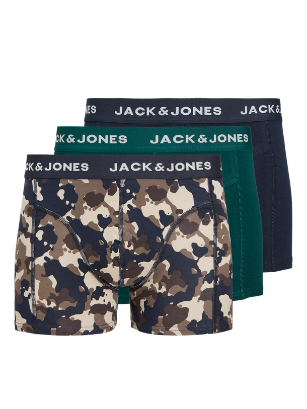 Product BOXERS 3 PACK CAMOFLAGE - Navy Blazer Pack:Navy Blazer - Deep Teal - Image 1