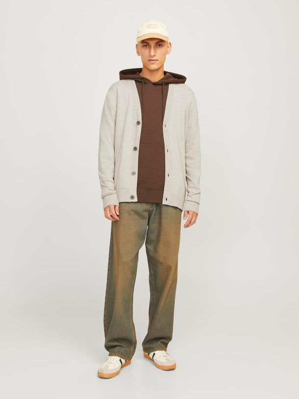 Product CARDIGÁN EMIL - Oatmeal Detail:MELANGE - Image 2