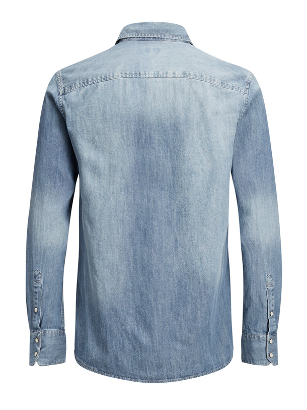 Product CAMISA SHERIDAN DENIM - Medium Blue Denim Fit:SLIM - Image 5