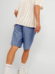 SHORTS SUMMER LINO - Faded Denim Detail:MELANGE