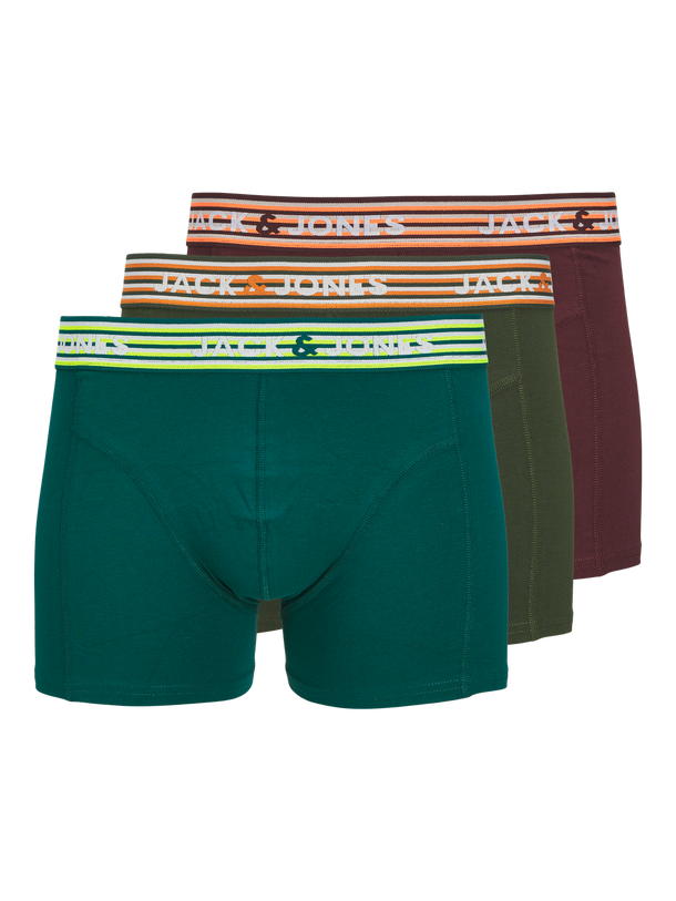 Product BOXERS 3 PACK DARVIN - Kombu Green Pack:Deep Teal - Vineyard Wine - Image 5