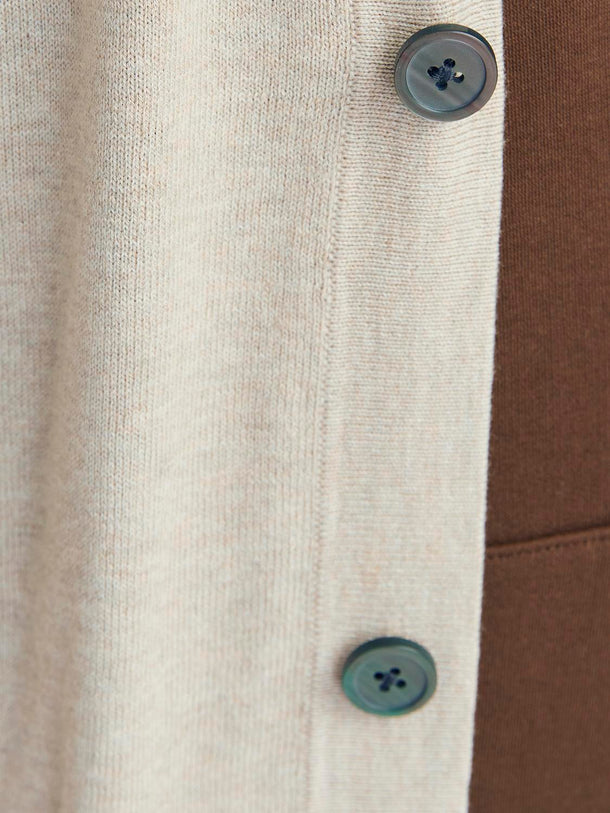 Product CARDIGÁN EMIL - Oatmeal Detail:MELANGE - Image 6