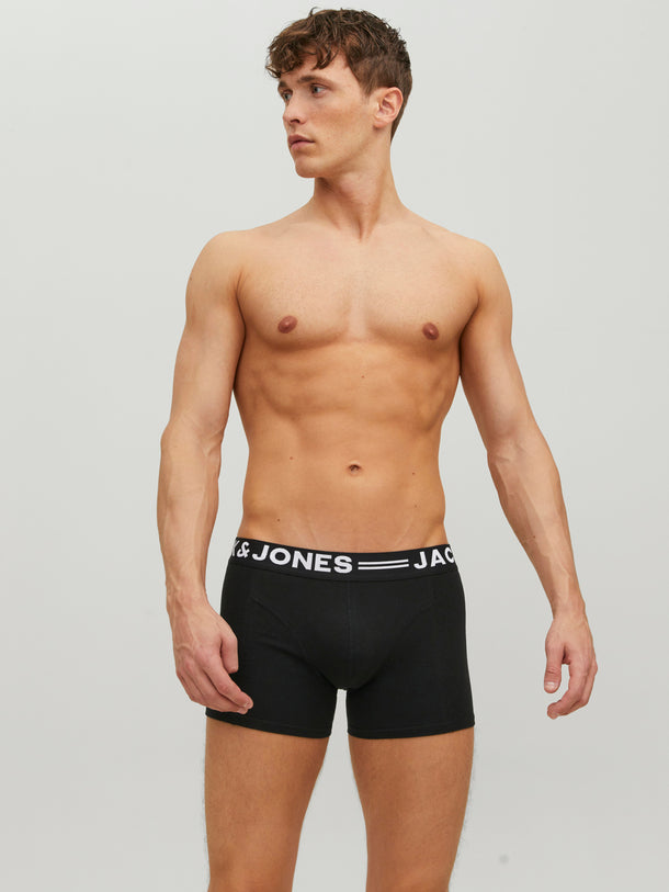 Product BOXERS 3 PACK SENSE - Black Detail:BLACK WAISTBAND - Image 7