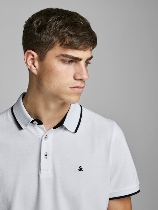 Product POLO PAULOS - White Detail:SLIM FIT - Image 2