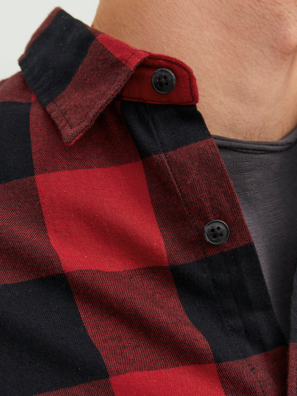 Product CAMISA LEÑADOR GINHAM - Brick Red Fit:SLIM FIT - Image 7