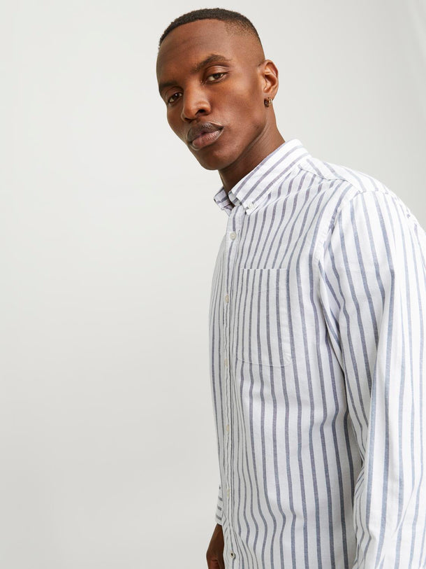 Product CAMISA OXFORD - Ensign Blue Stripes:STRIPES - Image 3