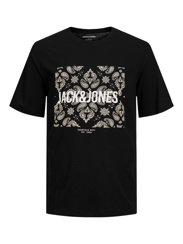 Product PLAYERA PAISLEY - Black Print:JACK&JONES - Image 1